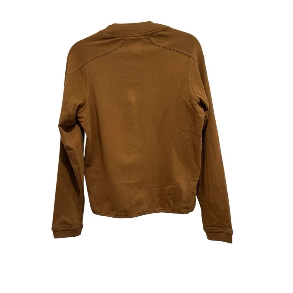 Prana NWT SnakeBite Gender Neutral Sweatshirt Tan Brown‎ Outdoor Hike XXS